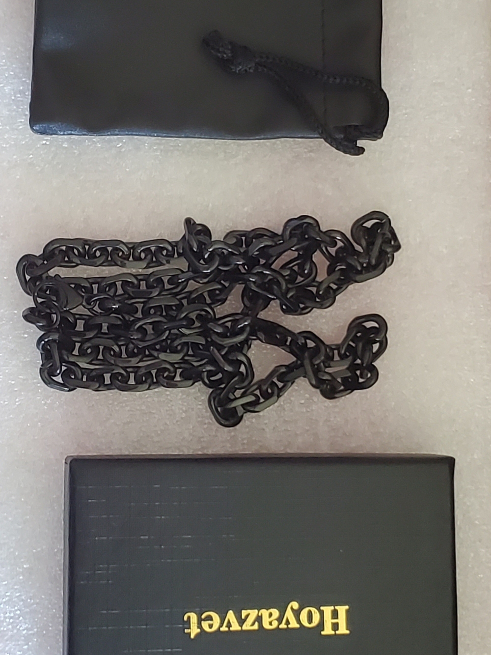 Black Chain Necklace for Men